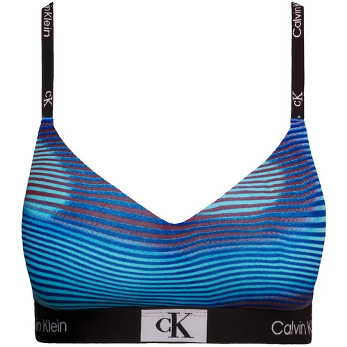 Calvin Klein Underwear Nedrček voda / temno modra / jagoda / črna