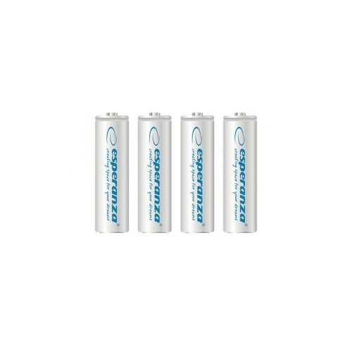  Punjive baterije ESPERANZA RECHARGEABLE Ni-MH AA 2000MAH 4kom. white, EZA104W Slike
