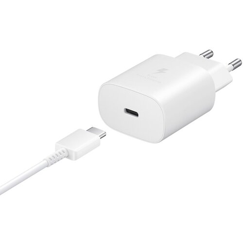  Kućni punjač PD 25W PPS HQ sa kablom Type-C na Type-C beli Cene