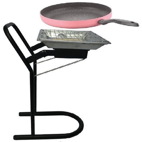 Nurgaz Plinska grejalica na stalak, 3300 W, Srebrna boja Slike