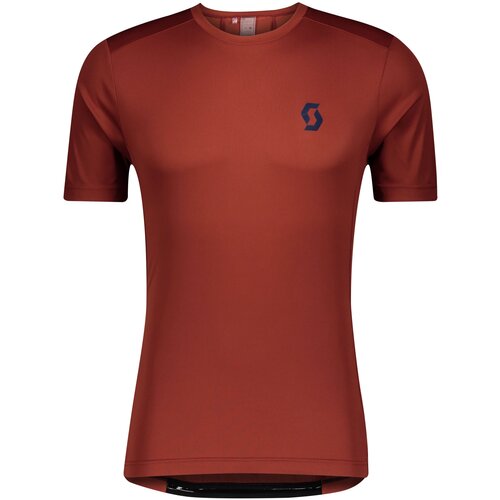 Scott Men&amp;#039;s cycling jersey Endurance 10 S/Sl Rust Red/Midnight Blue Slike