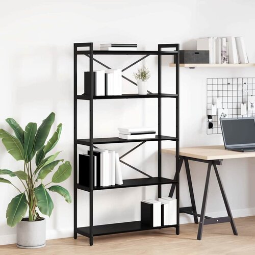  Polica Crni hrast 80 x 30 x 155 cm Konstruirano drvo Cene