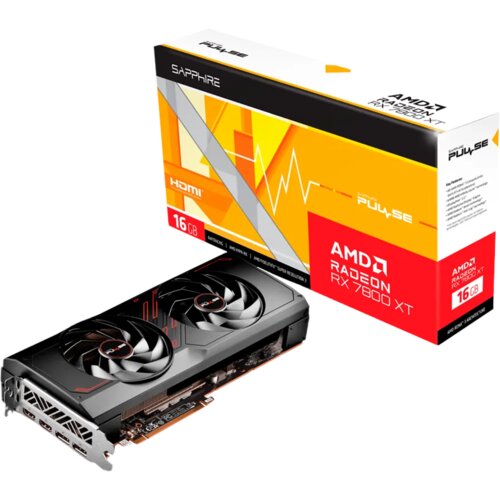 Sapphire PULSE AMD RADEON RX 7800 XT GAMING 16GB GDDR6 DUAL HDMI / DUAL DP Cene