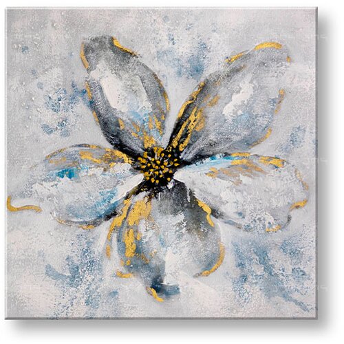  Naslikana slika na platnu cvetje 1-delna 50x50 cm CWF12733HE1 () Slike