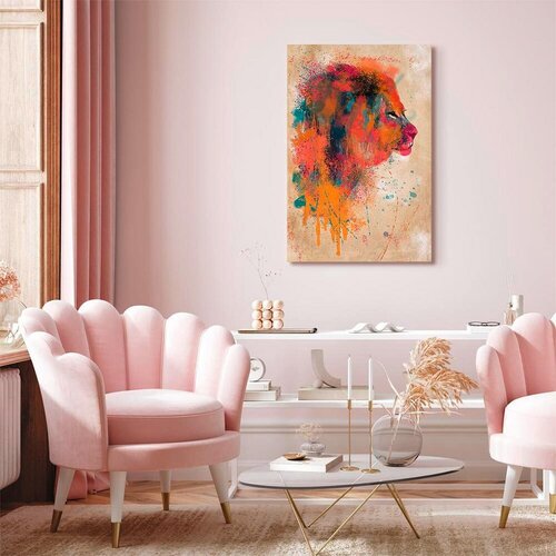 Artgeist Slika Na Platnu Watercolor Lion Slike