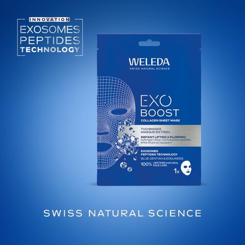 Weleda EXO BOOST Kolagenska maska v obliki lista - 20 ml Slike