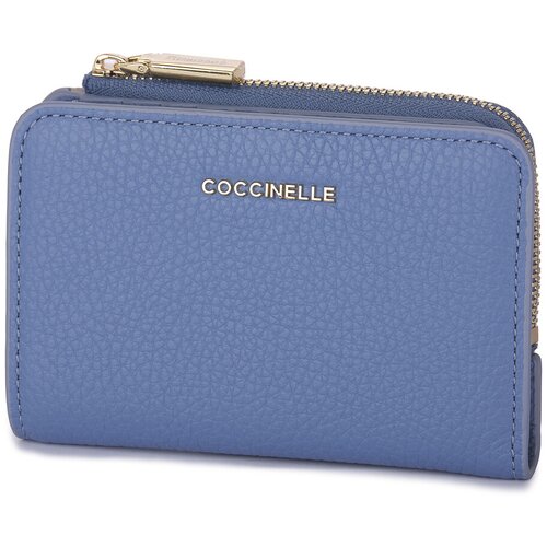 Coccinelle Denarnice B36 SOFT METAL Modra Cene