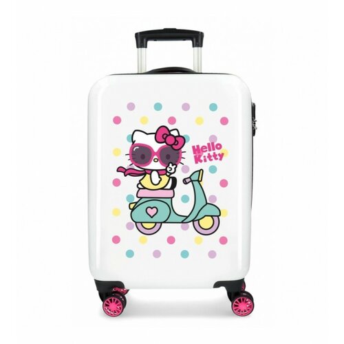 dečiji kofer (kabinski) HELLO KITTY GIRL GANG - Joumma | beli | 4 točkića | ABS Slike