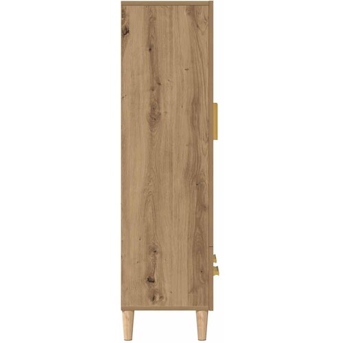  Visoka ploča Artisan hrast 70x31x115 cm izrađeno drvo Smeđa Slike