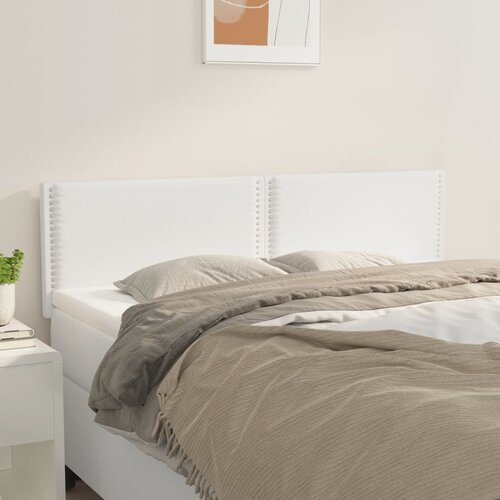 vidaXL Uzglavlja 2 kom bijela 72 x 5 x 78/88 cm od umjetne kože Cijene