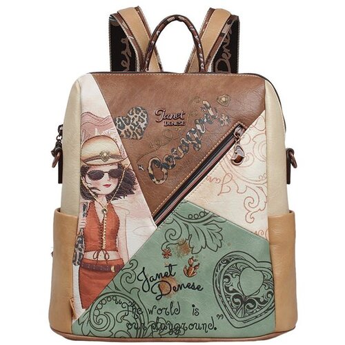 Janet Ženska torba-ruksak Western Odyssey 31x14x31 cm J-156A Slike
