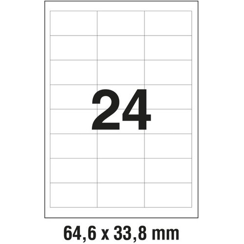  ETIKETE ILK 64,6X33,8MM PK100L ZWECKFORM 3658 Slike