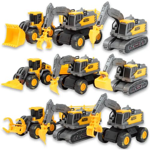 Magic Toys Simulation Vehicle: Set radnih strojeva s kotačem za blato u vi&scaron;e verzija, u pakiranju od 3 komada Cijene