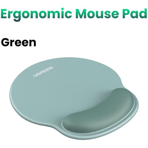 Ugreen ergonomska podloga za miško z naslonom za zapestje - zelena Cene
