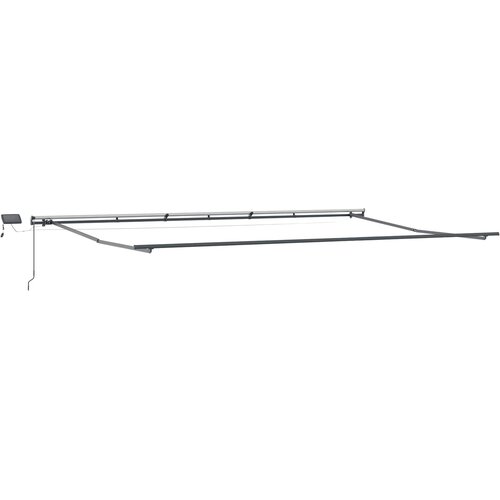  Skrovita tenda Crvena i bijela 600 &amp;times;300 cm tkanina Slike