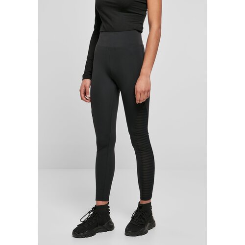 UC Ladies Women&amp;#039;s Highwaist Biker Tech Mesh Leggings - Black Slike