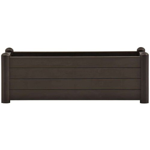 VidaXL Povi&amp;scaron;ena vrtna gredica PP boja kave 100 x 43 x 35 cm Slike