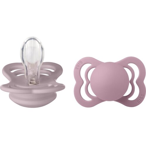 Bibs Supreme Silicone Size 1: 0+ months duda Dusky Lilac / Heather 2 kom Slike