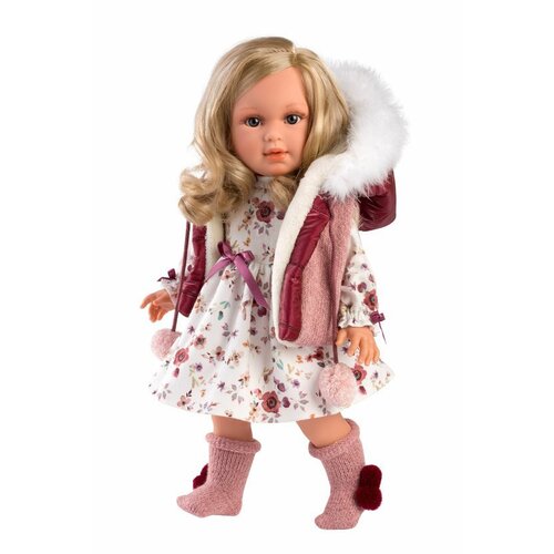 Llorens 54037 – realistična punčka z mehkim tekstilnim telesom LUCIE – 40 cm Cene