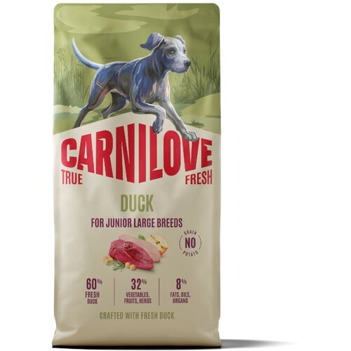 Carnilove Dog True Fresh Junior Large, briketi - raca 12 kg Cene