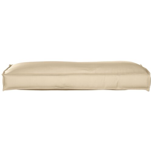 VidaXL Jastučić za palete za leđa Bež 120x40x12 cm Oxford tkanina Slike