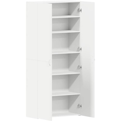  Ormar za cipele Bijelo 80 x 35.5 x 180 cm Konstruirano drvo Slike
