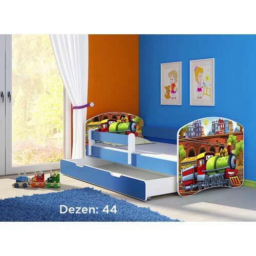 Olimp Sport Krevet za decu BLUE SA FIOKOM 160X80 ACMA 2 45 dezena Cene