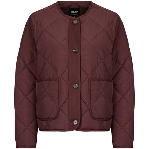 Only Jakne ONLHARRIET QUILTED Kostanjeva Slike