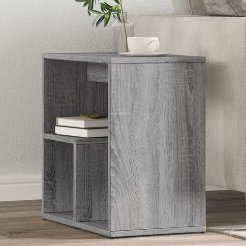 vidaXL Stranska mizica siva sonoma 50x30x50 cm inženirski les Cene