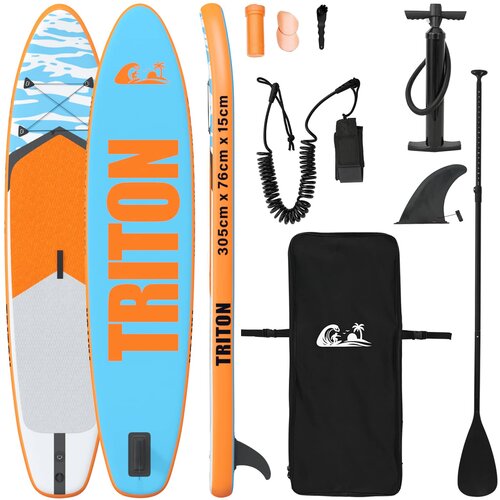  Naduvavanje Stand Up Paddle Board TRITON 305 x 76 x 15 cm Plava Slike
