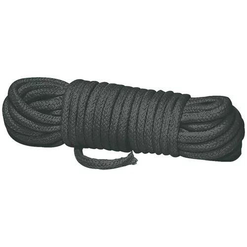 Shibari bondage Uže za vezanje - 7m (crno)