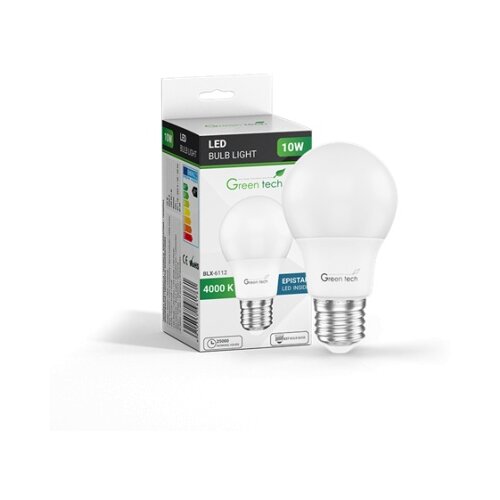 Greentech led sijalica e27/a60 10w 4000k 1000lm ip40 epistar chip ( BLX-6112 ) Cene