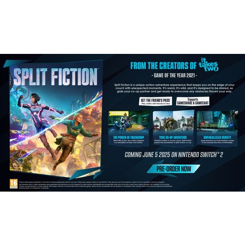 Electronic Arts Split Fiction 2 (CIAB) (Nintendo Switch 2) Slike