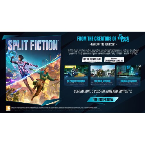 Electronic Arts Split Fiction 2 (CIAB) za Switch 2 Cijene