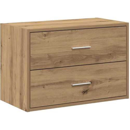 vidaXL Omara z 2 predaloma artisan hrast 60x31x40 cm inž. les, (5000165765) Cene