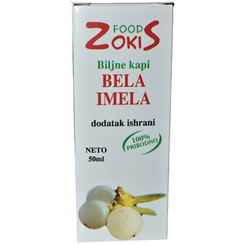 Zokis bela imela biljne kapi food 50ml Slike
