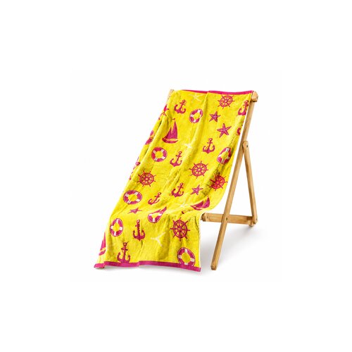 Dekordom Plažni pe&amp;scaron;kir beach master 70x150 - gul Slike