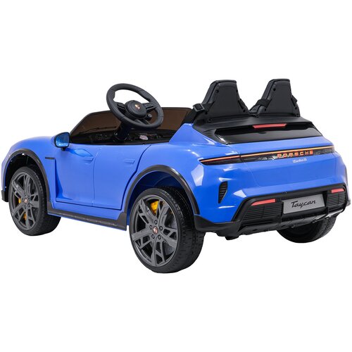  Licencirani auto na akumulator Porsche Taycan Turbo S - dvosjed - plavi Slike