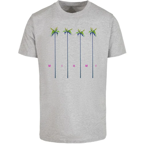 Mister Tee Men's T-shirt Miami Palms grey