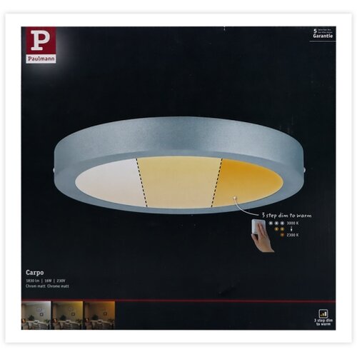 PAULMANN 79798 - LED/16W plafonsko svetlo CARPO 230V 2300/2500/3000K Slike