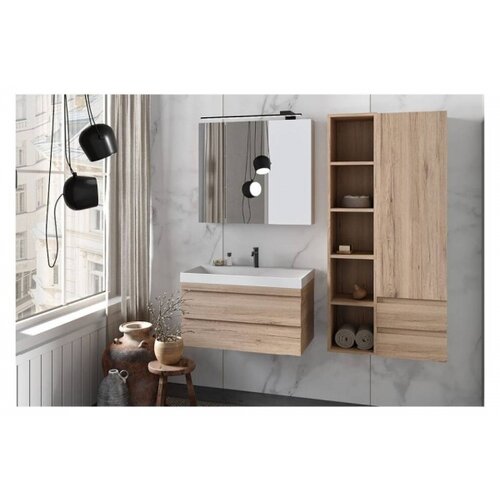  Ormarić sa ogledalom NAOMI TON 70 NW (natural wood) 546750 Cene