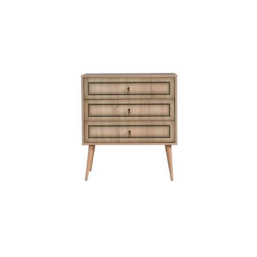  Komoda Trio 80x90x40cm Hrast Slike