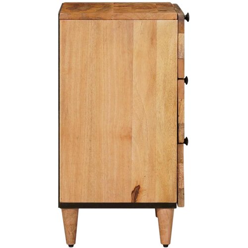  Noćni ormar Prirodna 50 x 33 x 62 cm Čvrsto drvo manga Slike