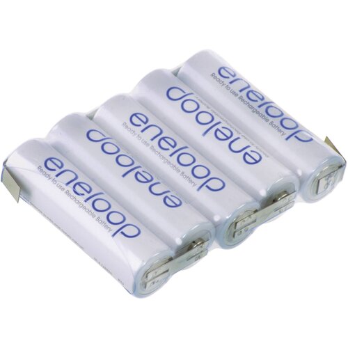 Panasonic Akumulatorski paket Eneloop Mignon 6 V\, Z-spajkalni priključek 2000 mAh (D x &Scaron; x V) 72.5 x 14.5 x 50.5 mm, (20438425) Cene