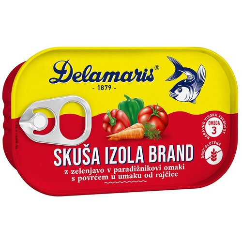 Delamaris Skusa sa povrcem Izola 125g Cene