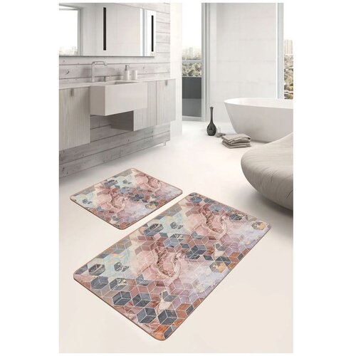 Mila Home Žametne kopalni&amp;scaron;ke preproge v kompletu 2 ks 60x100 cm &amp;ndash; Slike