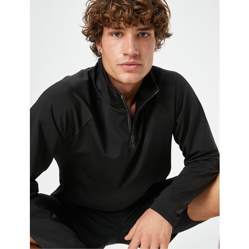 Koton Sports Sweatshirt Standing Neck Zippered Long Sleeve Slike