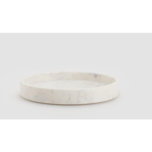 Reserved okrasen marmoriran pladenj - bela Cene