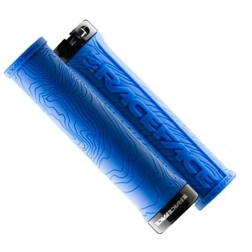 Race Face Half Nelson Single Lock-On blue handlebar grips