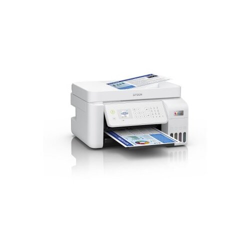 Epson L5316 ecotank 4in1 print-scan-copy-fax, color, A4, 5760X1440, wi-fi, lan, adf, lcd, manual duplex, white Slike